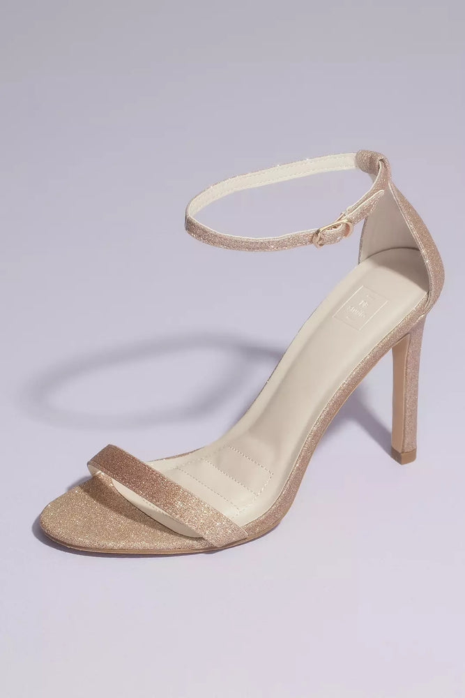 Stiletto Sandals with Ankle Strap - Pink